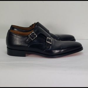 Magnanni double monk strap.